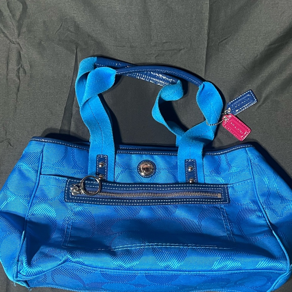 Coach Vibrant Blue Shoulder Bag